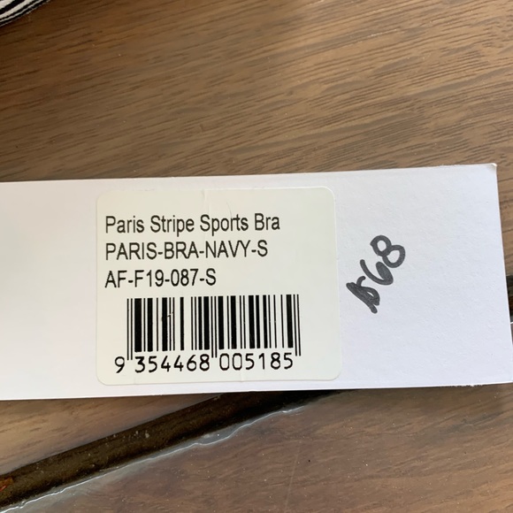 Allfenix Paris stripe sports bra - Picture 7 of 7